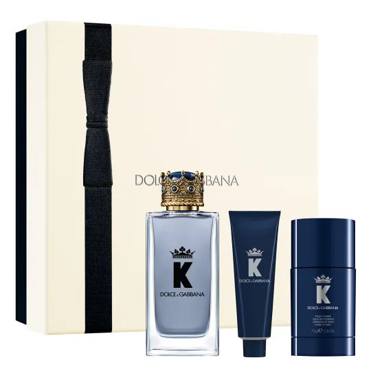 Dolce & Gabbana K pour Homme Eau de Toilette 100ml + Déo stick 75g + Gel douche 50ml