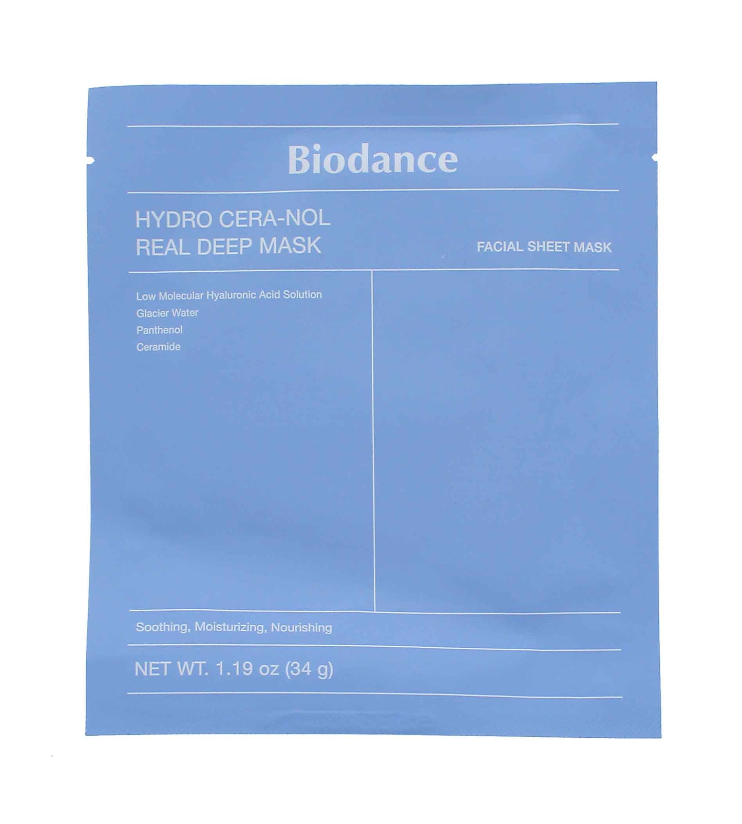 Biodance Hydro Cera-Nol Real Deep Mask 34g